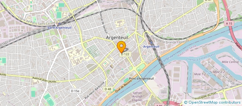 localisation de l'entreprise SALON SALLAM  ARGENTEUIL