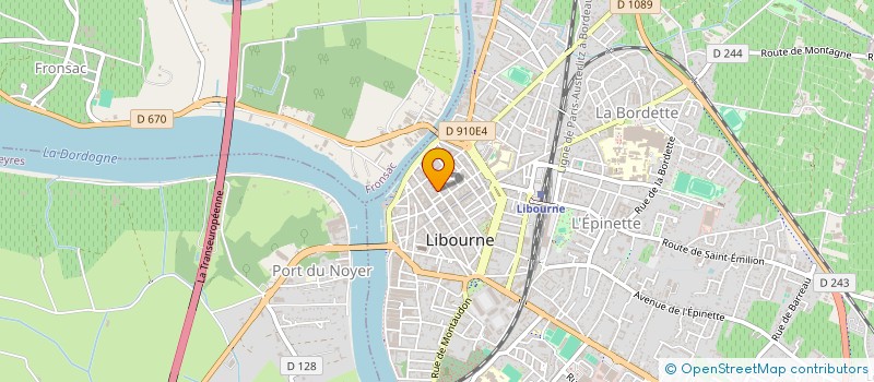 localisation de l'entreprise SALON SANDRINE LIBOURNE à LIBOURNE