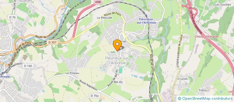 localisation de l'entreprise SALON ST BEAUTE  CHASSELAY