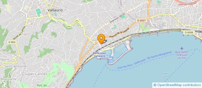 localisation de l'entreprise SALON TRIFONE à VALLAURIS