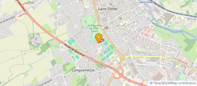 localisation de l'entreprise SALON VIRGINIE  LONGUENESSE