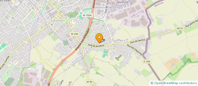 localisation de l'entreprise SALON WETECH  TOUFFLERS