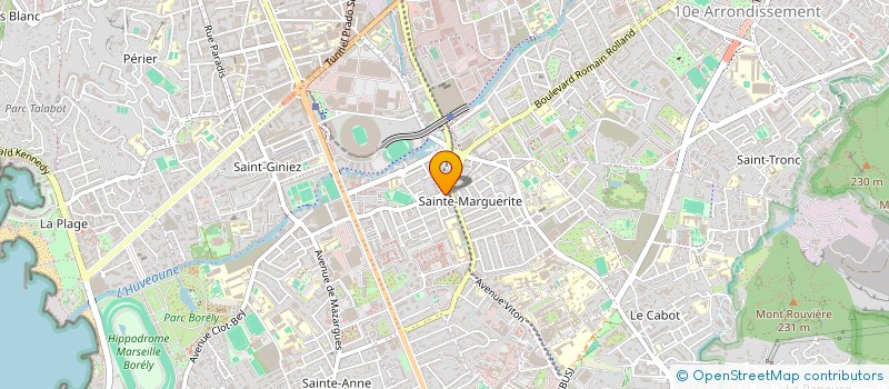 localisation de l'entreprise SALON YSA à MARSEILLE