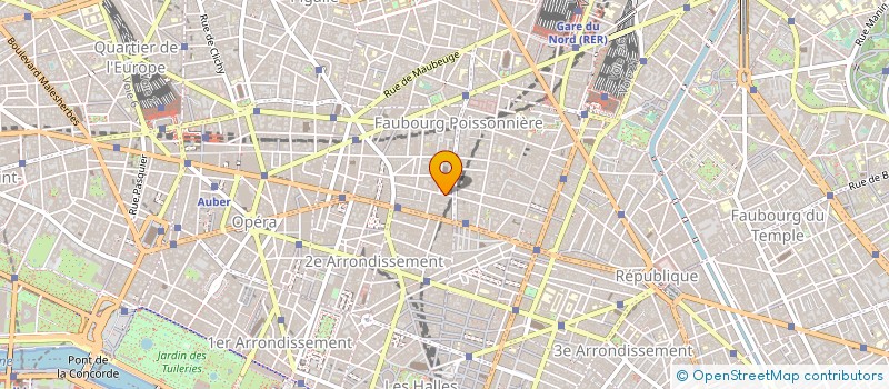 localisation de l'entreprise SALONS BERGERE à PARIS