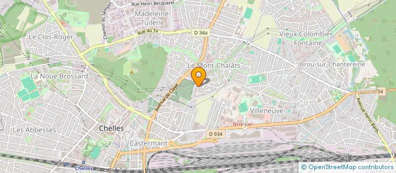 localisation de l'entreprise SALONS CINQ HUIT à CHELLES