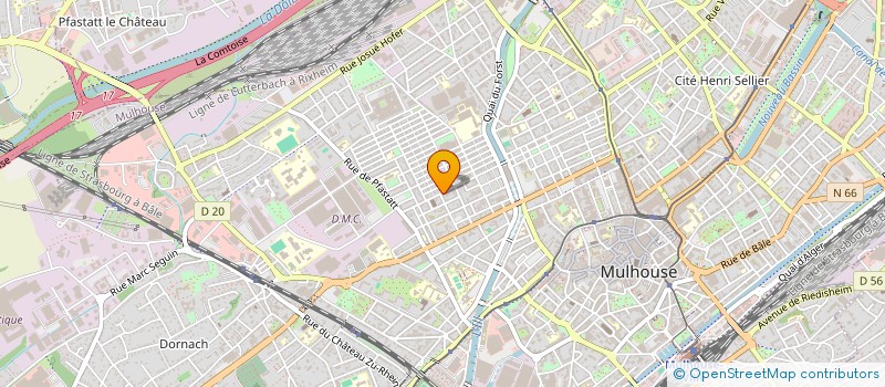 localisation de l'entreprise SALONS D'ORIENT  MULHOUSE