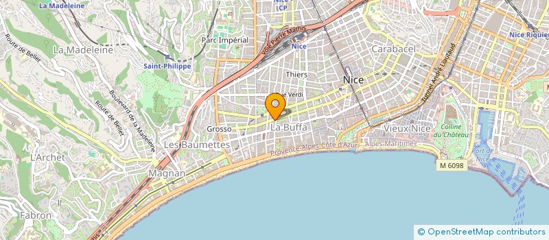 localisation de l'entreprise SALONS DU SUD à NICE
