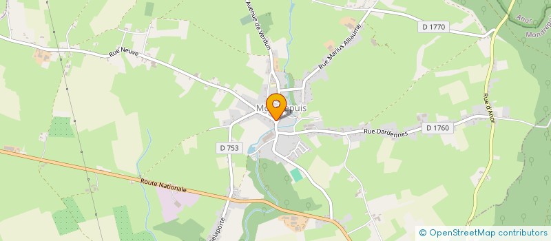 localisation de l'entreprise SALOU  MONDREPUIS