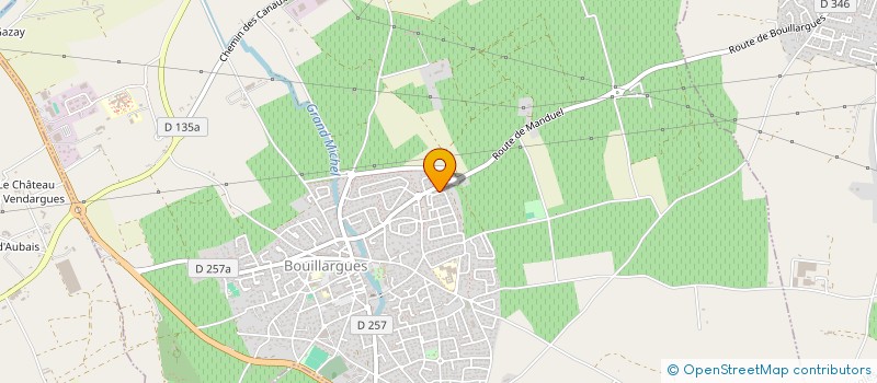 localisation de l'entreprise SALOU CARON  BOUILLARGUES