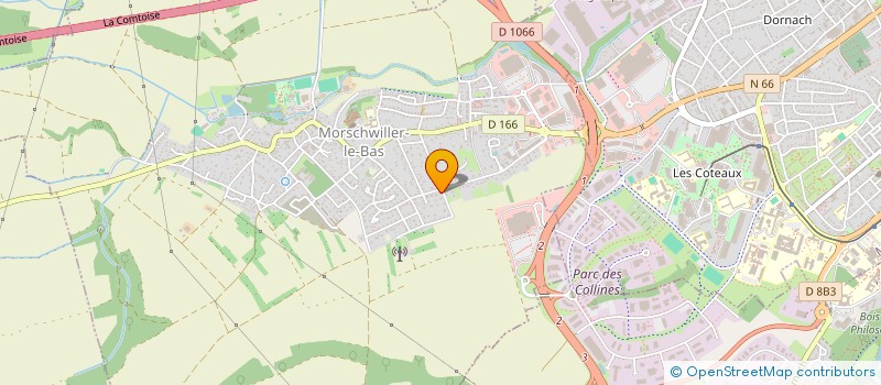 localisation de l'entreprise SALOUCHA  MORSCHWILLER-LE-BAS