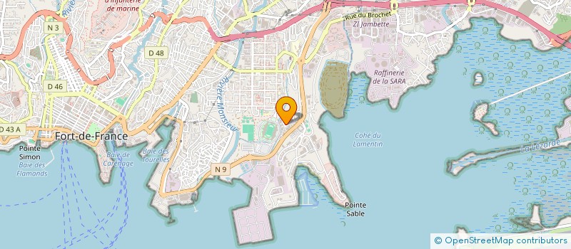 localisation de l'entreprise SALPA 29  FORT-DE-FRANCE