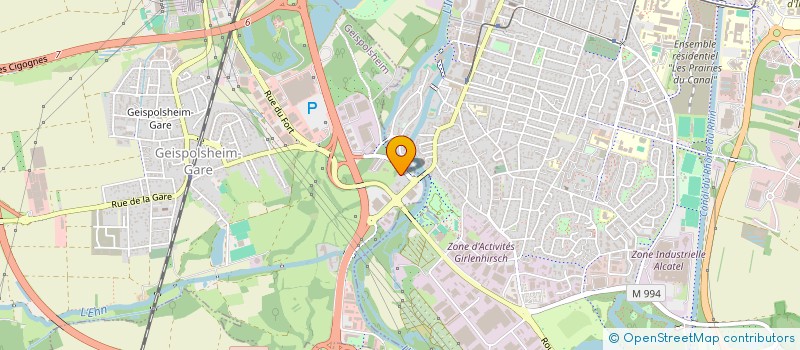 localisation de l'entreprise SALPA RESTAURATION  GEISPOLSHEIM