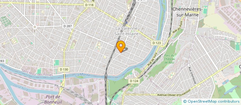 localisation de l'entreprise SALPET à SAINT-MAUR-DES-FOSSES