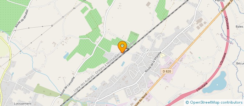 localisation de l'entreprise SALPIQUET  SAINT-NAUPHARY