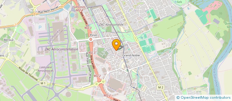 localisation de l'entreprise SALQUE  BLAGNAC