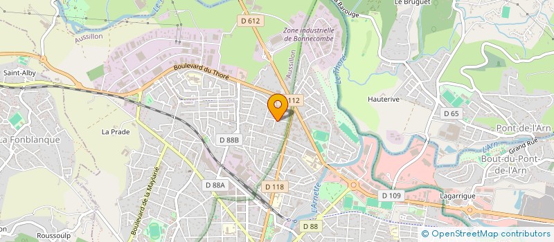 localisation de l'entreprise SALS à AUSSILLON