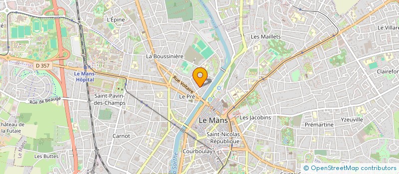 localisation de l'entreprise SALS à LE MANS