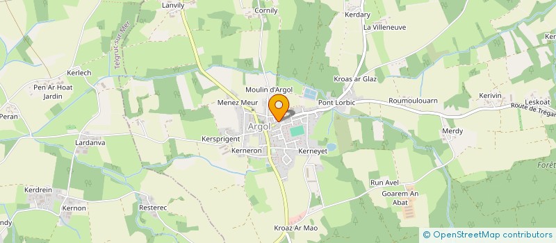 localisation de l'entreprise SALS'ANANAS  ARGOL