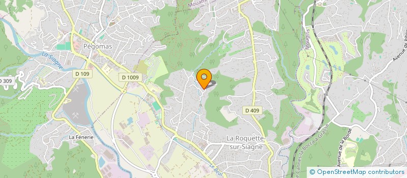 localisation de l'entreprise SALS' AVENTURA DU VAL DE SIAGNE  LA ROQUETTE-SUR-SIAGNE