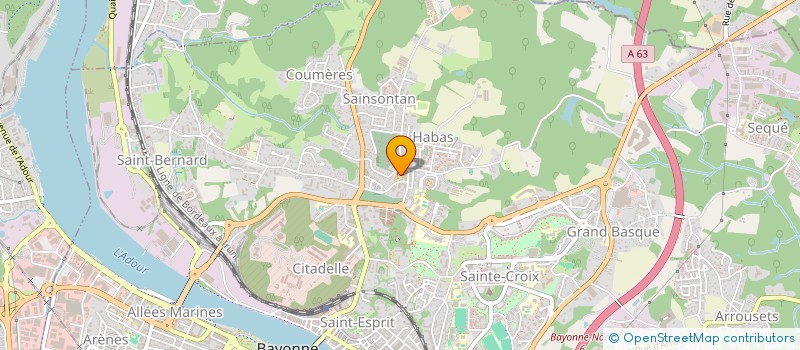 localisation de l'entreprise SALSA 64 à BAYONNE