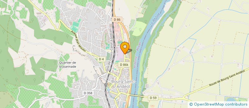 localisation de l'entreprise SALSA BSA  BOURG-SAINT-ANDEOL