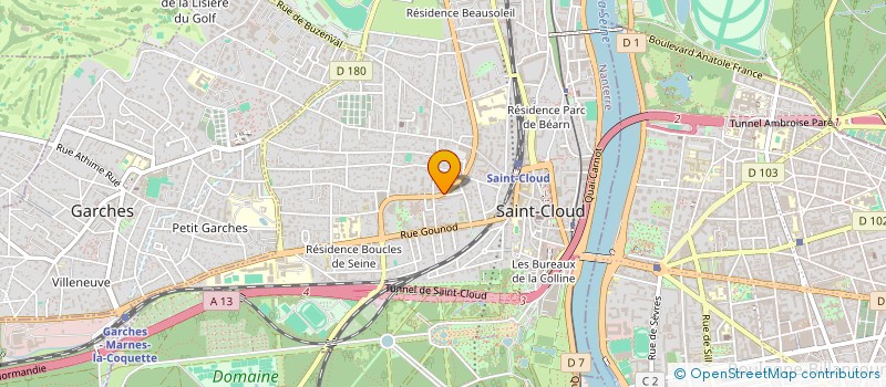 localisation de l'entreprise SALSA.COM SAVIER à SAINT-CLOUD