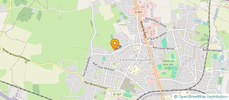 localisation de l'entreprise SALSA MI ESTRELLA  VARENNES-VAUZELLES