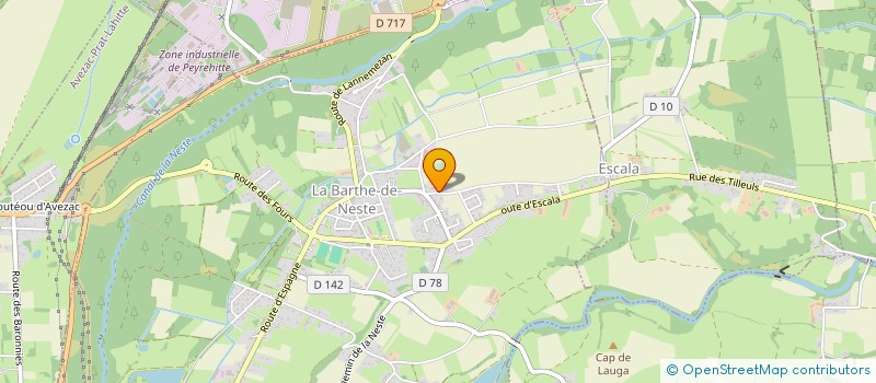 localisation de l'entreprise SALSA  ROCK  LA BARTHE-DE-NESTE