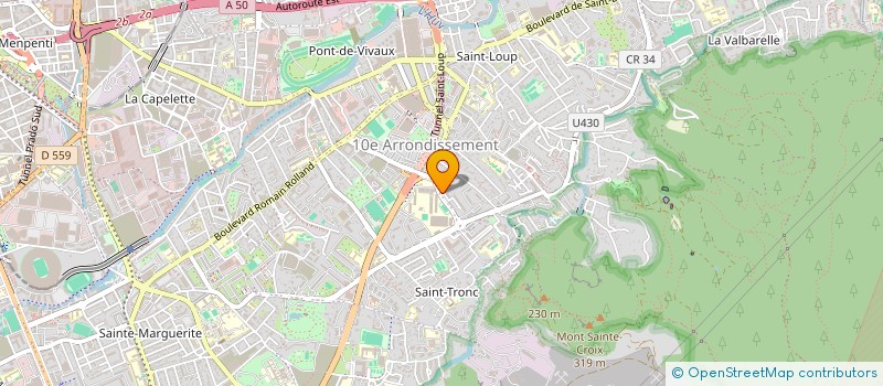 localisation de l'entreprise SALSA SENSATION MARSEILLE à MARSEILLE