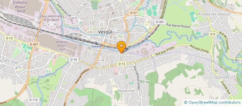 localisation de l'entreprise SALSA SETENTA  VESOUL