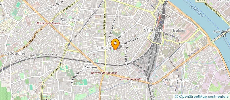 localisation de l'entreprise SALSA WITH S.  BORDEAUX