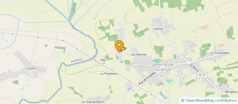 localisation de l'entreprise SALSA4EVERY1 FRANCE  SAINTE-ANNE-SUR-BRIVET