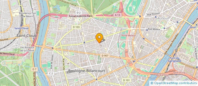 localisation de l'entreprise SALSACH à BOULOGNE-BILLANCOURT