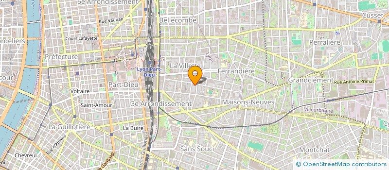 localisation de l'entreprise SALSADDICT'  LYON