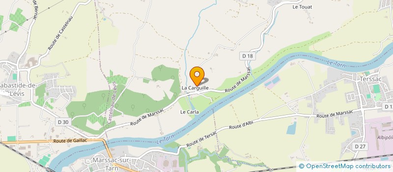 localisation de l'entreprise SALSALEGRIA  CASTELNAU-DE-LEVIS