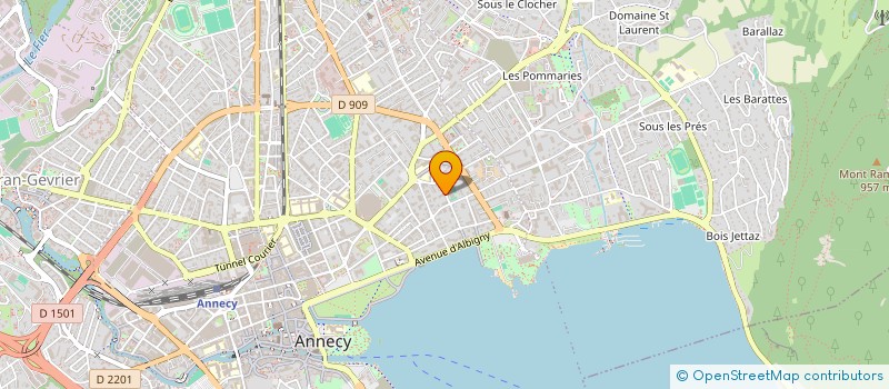 localisation de l'entreprise SALSAMIX à ANNECY