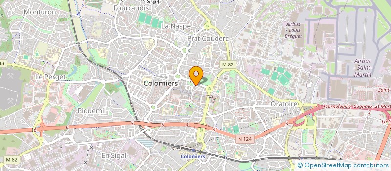 localisation de l'entreprise SALSAN à COLOMIERS