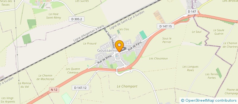 localisation de l'entreprise SALSAPASIONADA  GOUSSAINVILLE