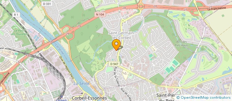 localisation de l'entreprise SALSARICA  SAINT-GERMAIN-LES-CORBEIL