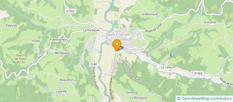 localisation de l'entreprise SALSATIPIK à CONQUES-EN-ROUERGUE