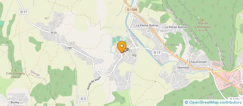 localisation de l'entreprise SALSEL SUPERETTE  SILLINGY