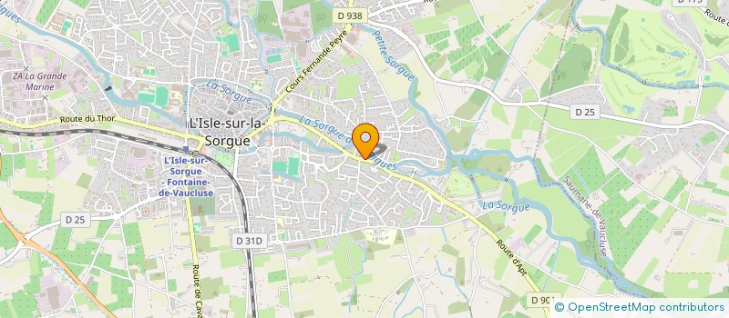 localisation de l'entreprise SALSEPAREILLE  L'ISLE-SUR-LA-SORGUE