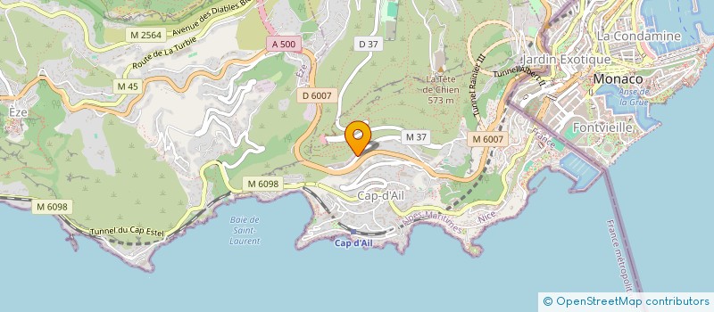 localisation de l'entreprise SALSICCIA à CAP-D'AIL
