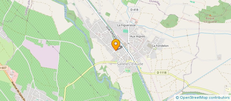 localisation de l'entreprise SALSIFFI - SAVOIR FAIRE FRANCAIS AUTOUR DE LA MATERNITE à SALLELES-D'AUDE