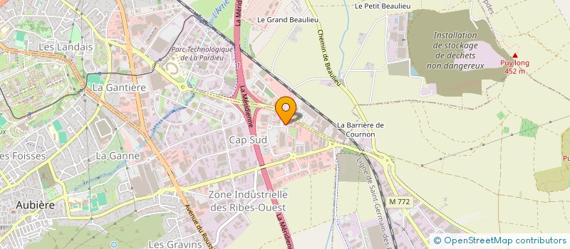 localisation de l'entreprise SALT  AUBIERE