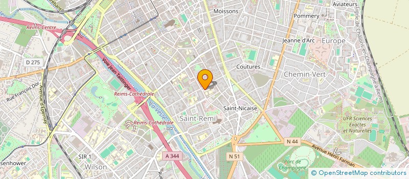 localisation de l'entreprise SALTARE AD MORTEM  REIMS