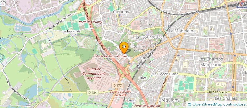 localisation de l'entreprise SALTEL  SAINT-JACQUES-DE-LA-LANDE