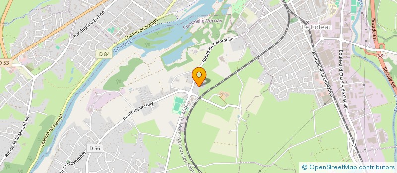 localisation de l'entreprise SALTIS  COMMELLE-VERNAY