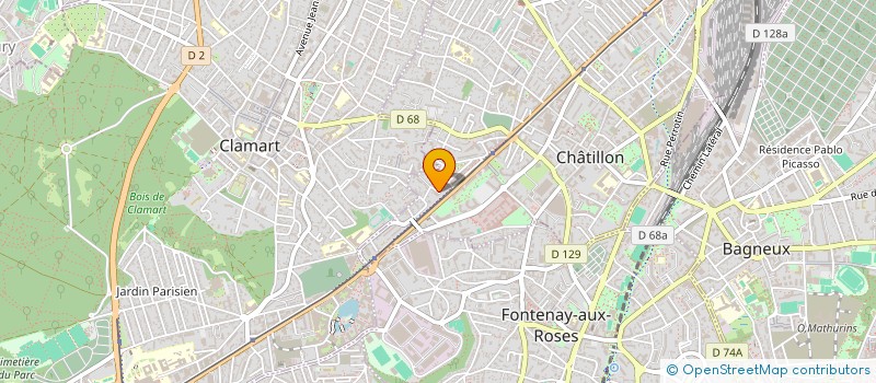 localisation de l'entreprise SALTO  CHATILLON