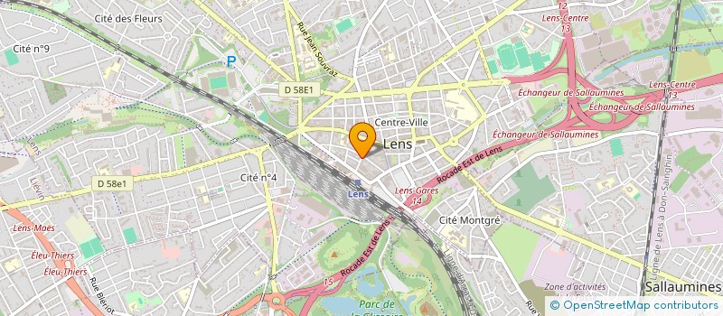 localisation de l'entreprise SALTO  LENS